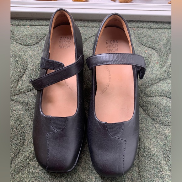 ZIERA Rhapsody Mary Jane Comfort Shoes Black Leather EU 41 / US 10. Barely worn. - Picture 2 of 5